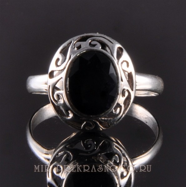 Кольцо серебро с сапфиром Виндзор скНСП-074