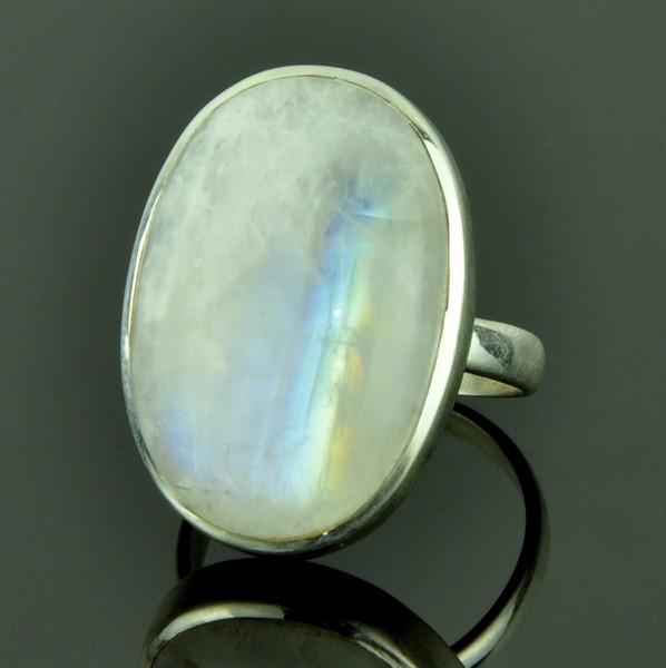 Кольцо с серебро с лунным камнем Галос скНЛК-4132 Галос