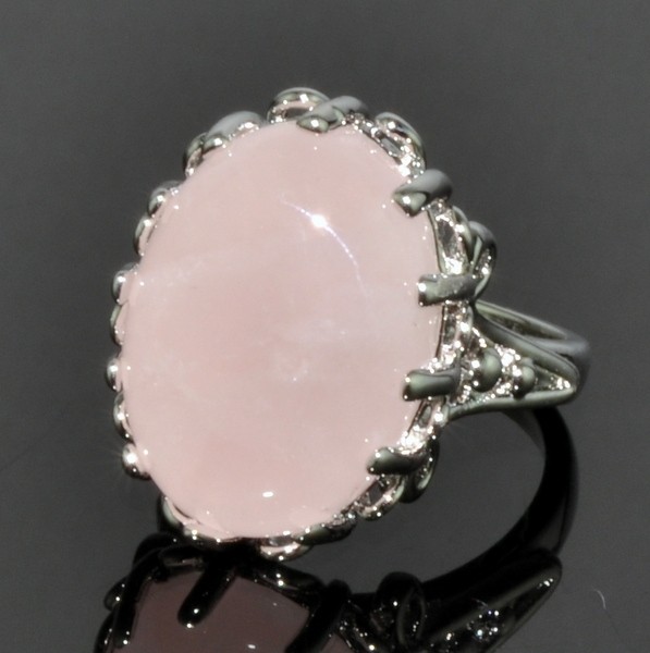 Кольцо с розовым кварцем Мадемуазель кНКР-5800