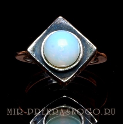 Кольцо с лунным камнем Клио кНЛК-458