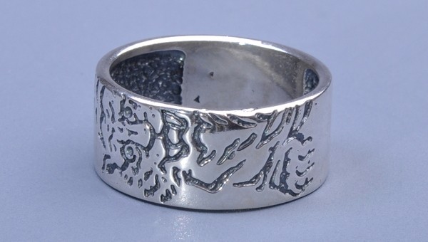 Кольцо серебро Шерхан-2 скс-6398