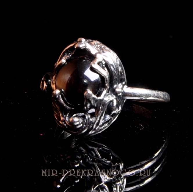 Кольцо с гематитом Изабелла кНГМ-557