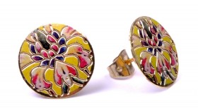Серьги из ювелирного сплава Бомбей 8406