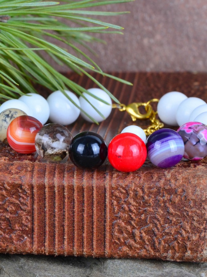Браслет "Семь Хранителей: Кахолонг 12"