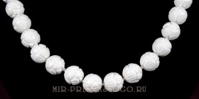 Бусы из прес. коралла Камелия ПКО-295а
