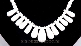 Бусы из кахолонга Дождь НКХ-249