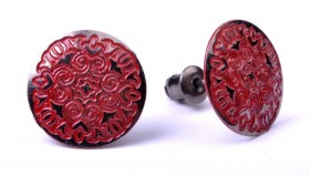 Серьги из ювелирного сплава Бомбей сКМ-8416