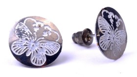 Серьги из ювелирного сплава Бомбей сКМ-8408