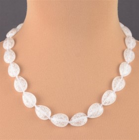 Бусы из снежного хрусталя "Капелька-2"