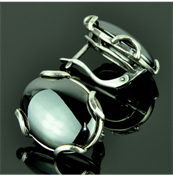 Серьги с гематитом Мисс сНГМ-4102
