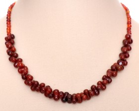 Бусы из сердолика "Испания"
