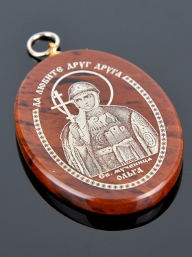 Оберег-икона именная "Св. Мученица Ольга"