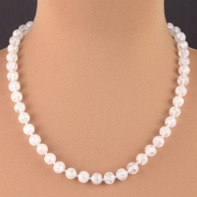 Бусы из снежного хрусталя Леди-2