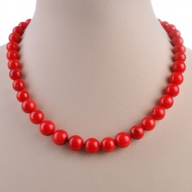Бусы из коралла "Волна-2"