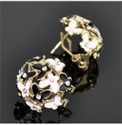 Серьги из страз Букет сКМ-4330