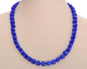 Бусы из кошачьего глаза "Кубизм"