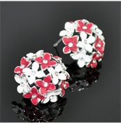 Серьги из страз Букет сКМ-4327
