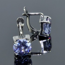 Серьги с хрусталем Нежность сНХР-2570