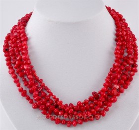 Бусы коралл Салют-5 НКО-10