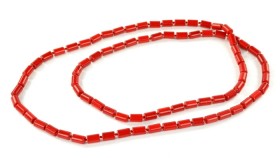 Бусы из прессованного коралла Твикс-2