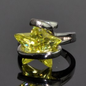Кольцо со стразами Королева Звезд кКМ-5310-РДТ