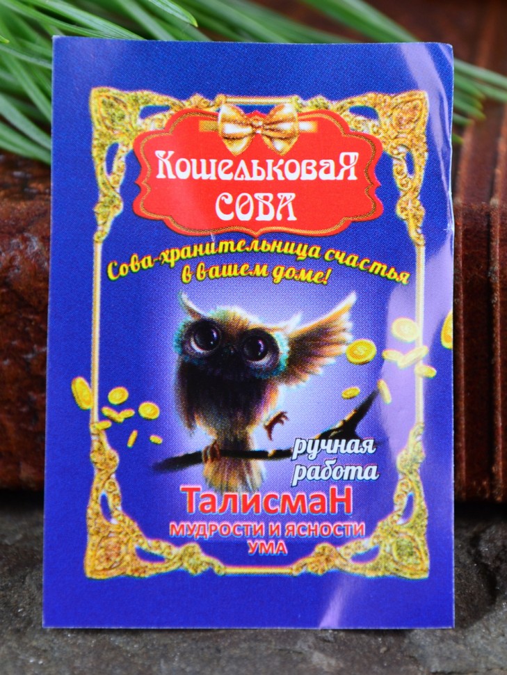 Кошельковый оберег "Денежная Сова"