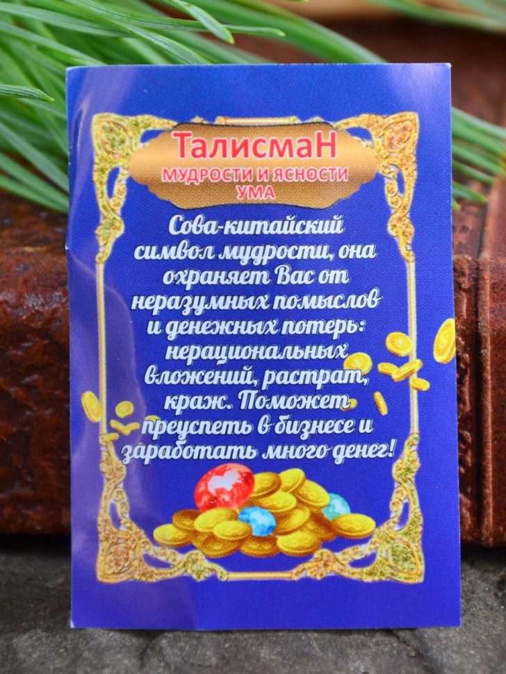 Кошельковый оберег "Денежная Сова"