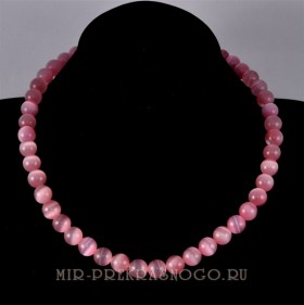 Бусы из кошачьего глаза Леди НКГ-10-44-3