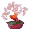 Сувенир-оберег "Дерево Счастья": Розовый Кварц
