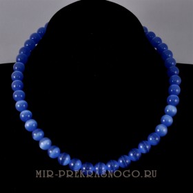 Бусы из кошачьего глаза Леди НКГ-10-44-14