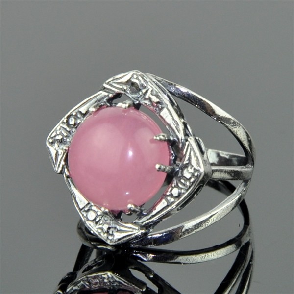 Кольцо с розовым кварцем Карма кНКР-2702