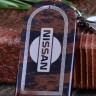Брелок-оберег "Nissan" (Ниссан) на обсидиане