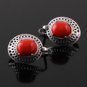Серьги с яшмой "Сеттия"