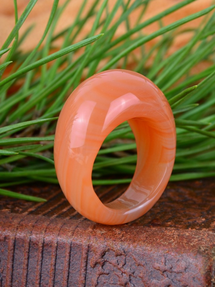 Кольцо-перстень "Экватор: Сердолик"
