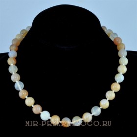 Бусы из сердолика Леди-2