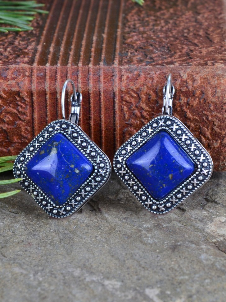 Серьги "Кембридж-Лазурит"