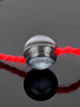 Браслет-оберег "Красная Нить: Агат 12"