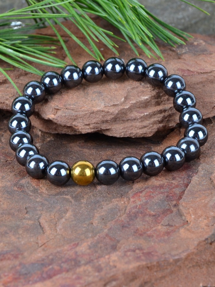 Браслет "Акцент: Гематит"