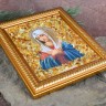 Икона янтарная "Умиление Пресвятой Богородицы"
