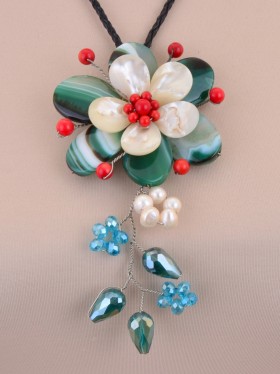 Подвеска авторская на шнурке "Сама Весна"