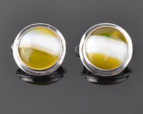 Серьги с агатом "Галос"