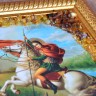 Икона янтарная "Святой Георгий Победоносец"