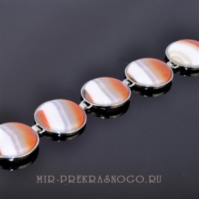 Браслет с сердоликом Зазеркалье бНСР-1188