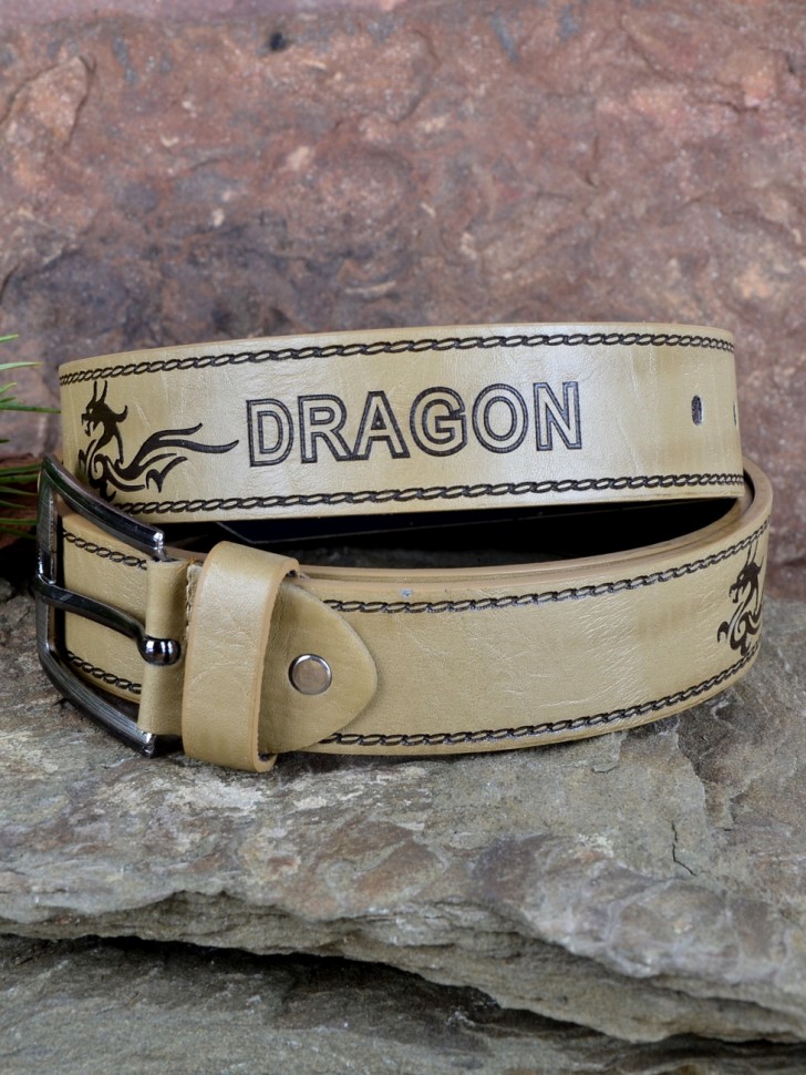Ремень из экокожи 135 см "Dragon"