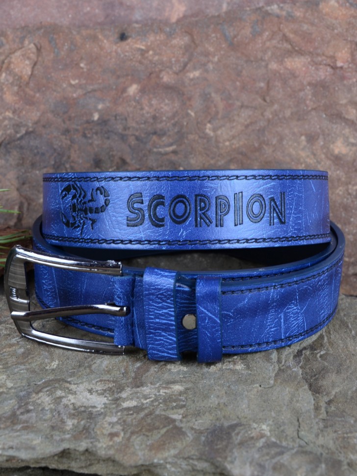 Ремень из экокожи 135 см "Scorpion"