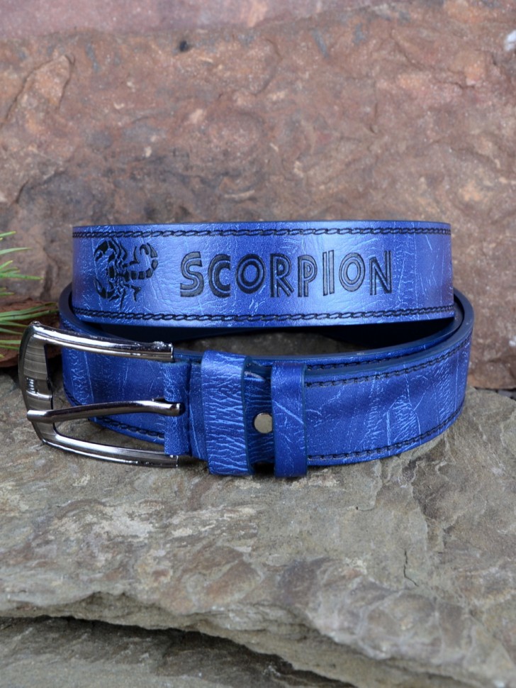 Ремень из экокожи 135 см "Scorpion"