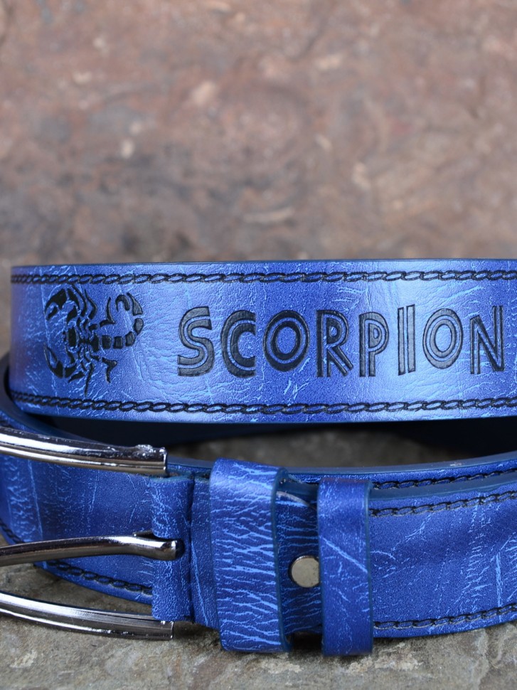 Ремень из экокожи 135 см "Scorpion"