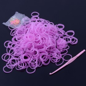 Набор резинок для плетения браслетов неоновые