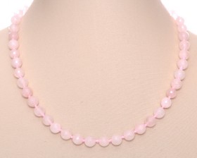 Бусы из розового кварца "Миледи-2"