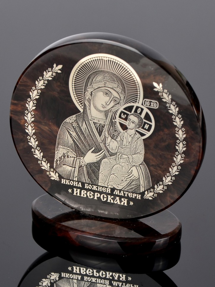 Икона "Иверская Божия Матерь" на подставке 